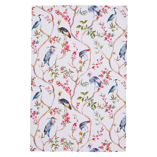 Tea Towel "Oriental Birds"