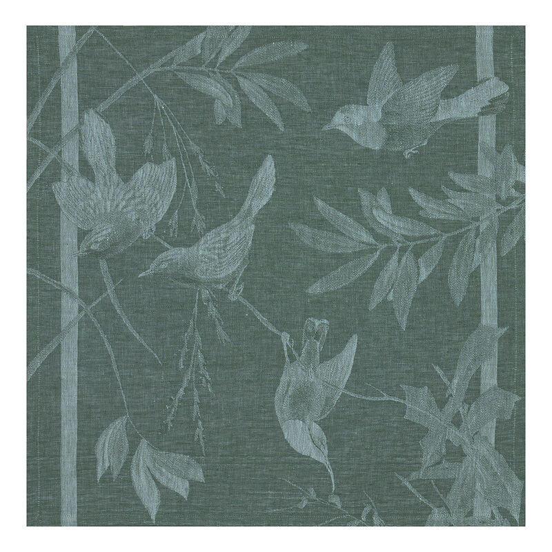 Le Jacquard Francais Napkin "Le Voliere" Green