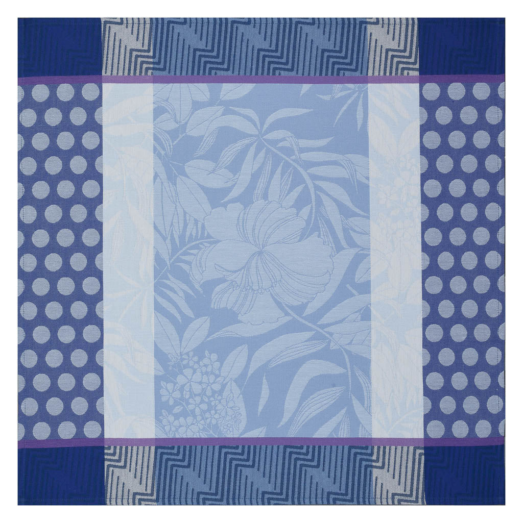 Le Jacquard Francais Napkin "Nature Urbaine" Electric Blue