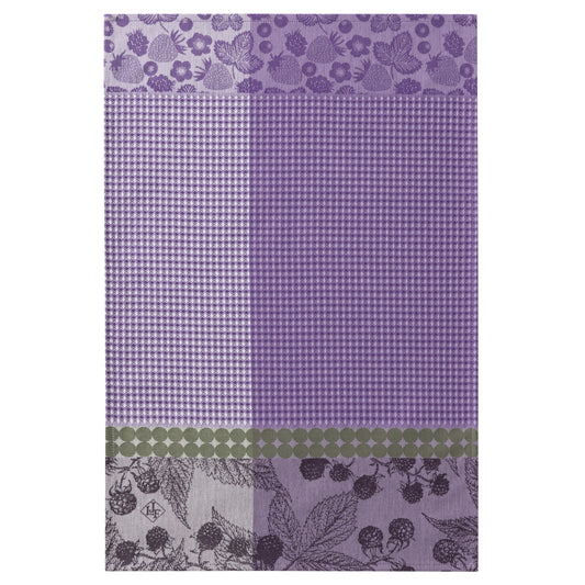 Le Jacquard Français Tea Towel "Cueillette D'Eté" Purple