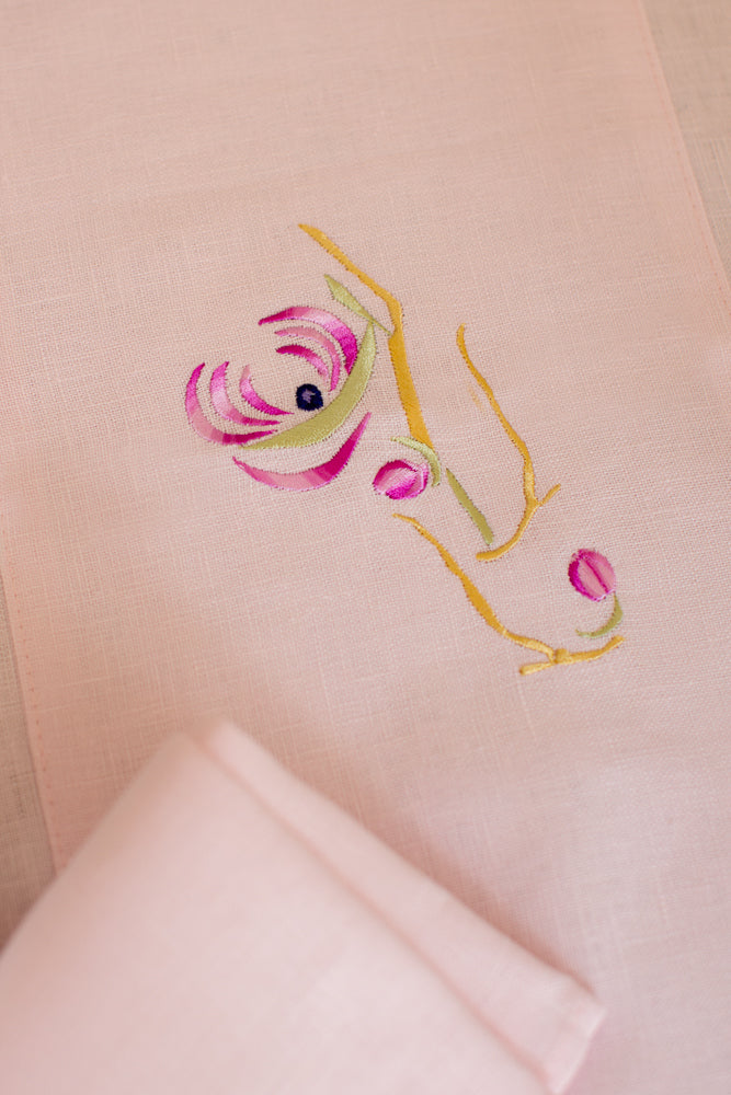 Agnes H Design Table Runner - Pretty In Pink