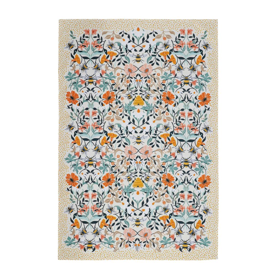 Tea Towel "Bee Bloom"