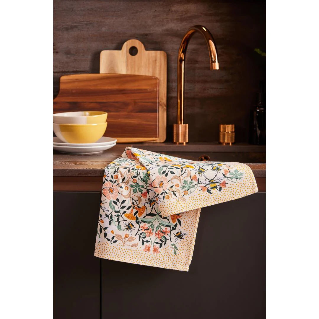 Tea Towel "Bee Bloom"