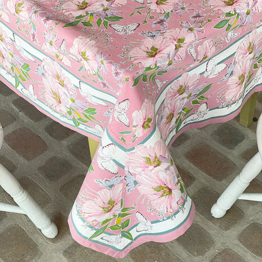 Cotton Tablecloth: "Bethany Rose"