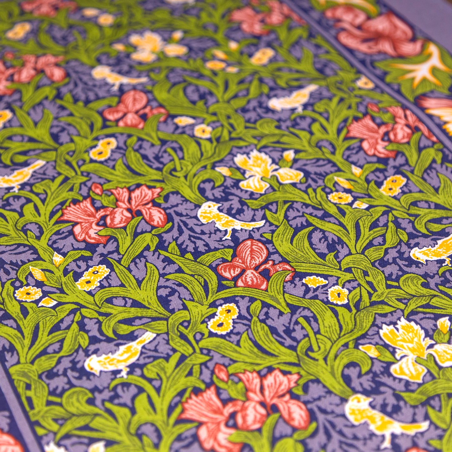 Tea Towel "Birds and Iris"