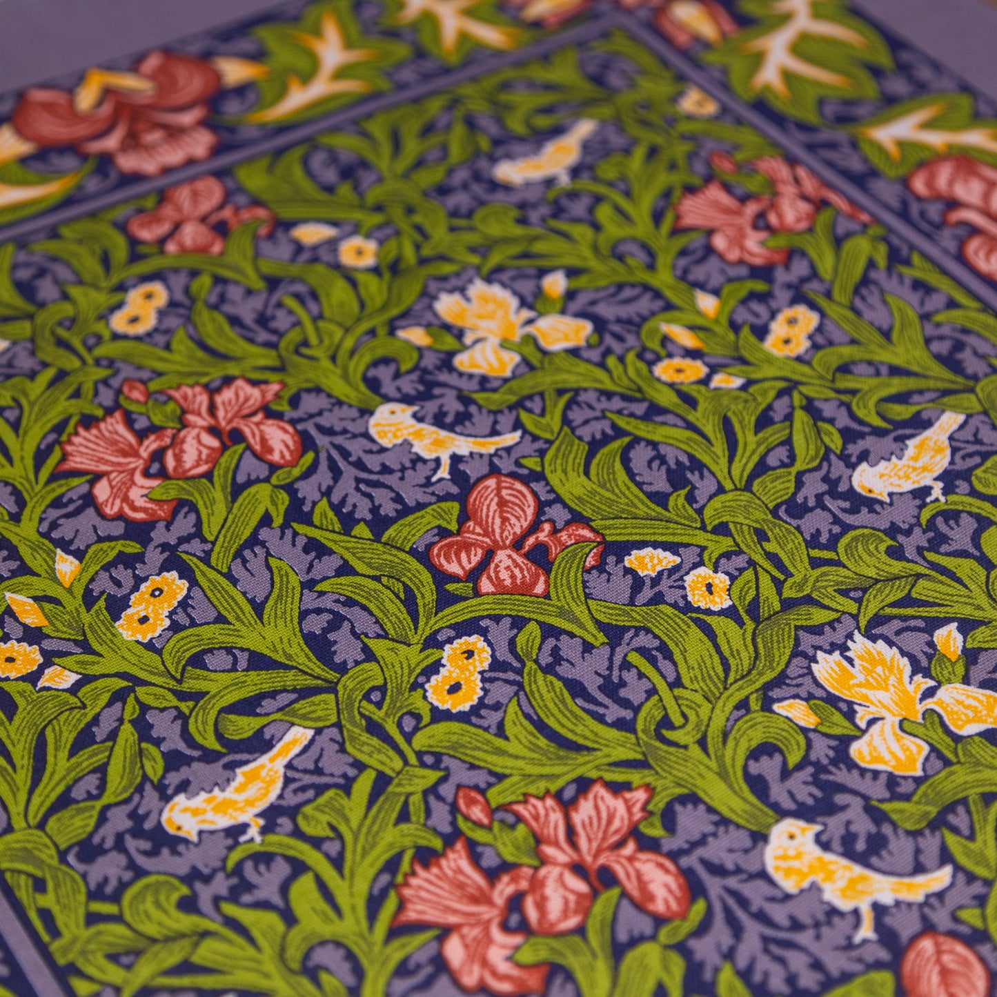 Tea Towel "Birds and Iris"