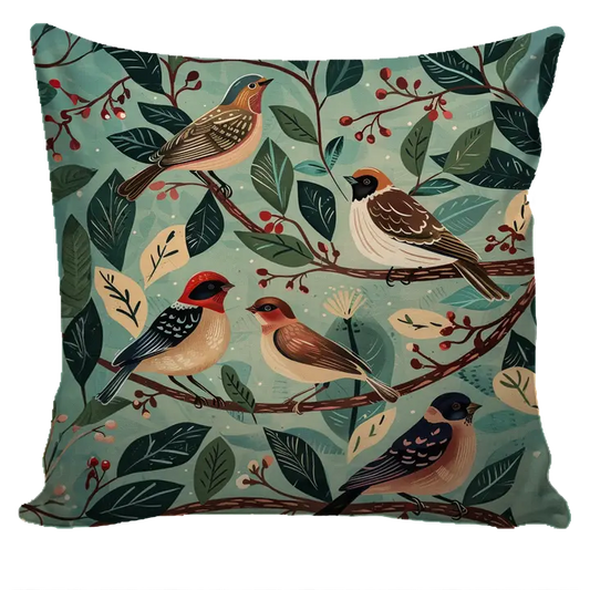 Throw Cushion: "Birds"