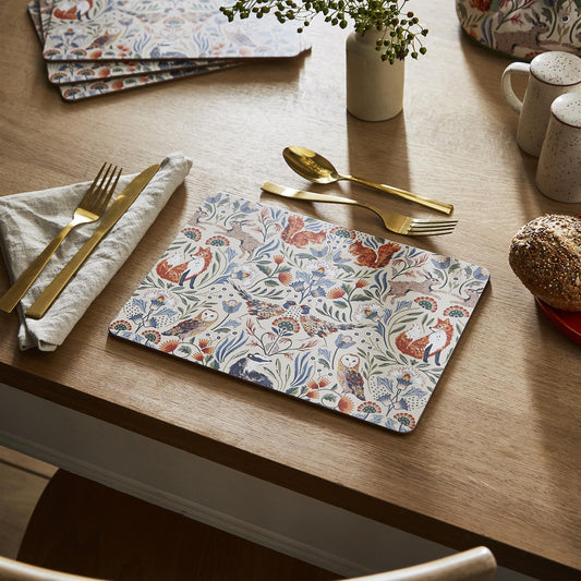 Cork-Backed Placemats "Blackthorn"