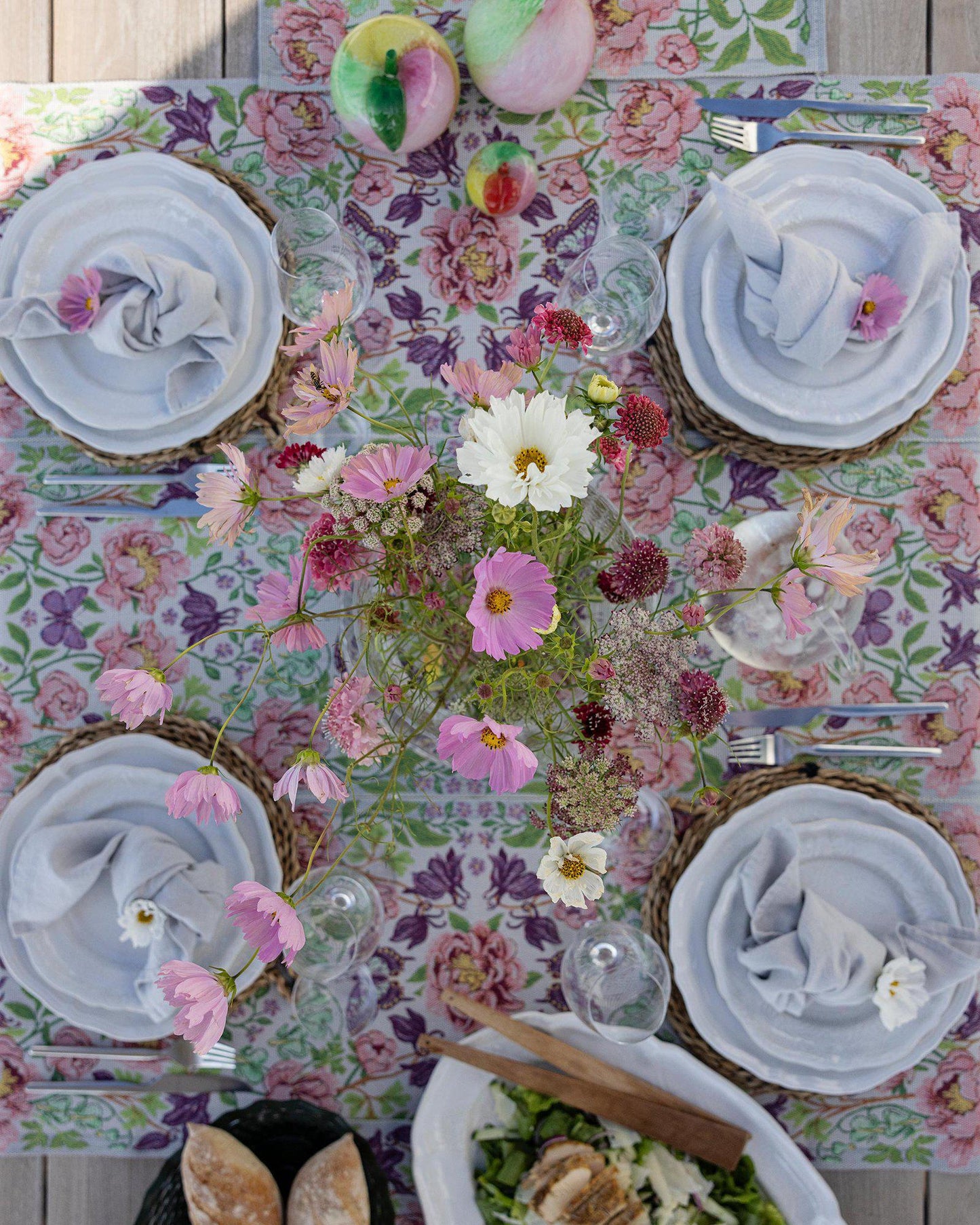 Ekelund Table Runner: "Blomsterfest"