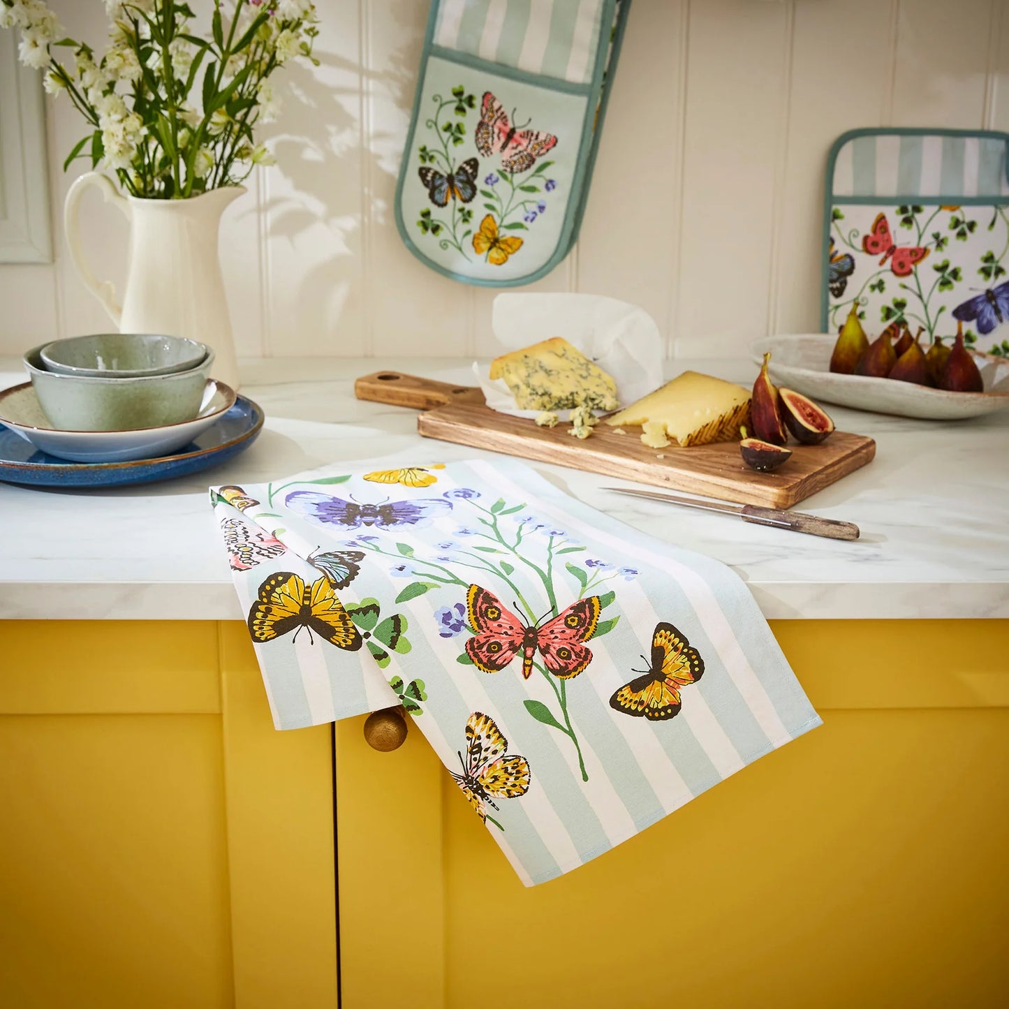 Tea Towel "Butterfly Grove"