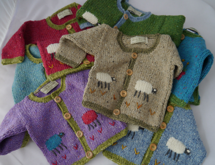 Children's Merino Wool Cardigans by Julie Dillon