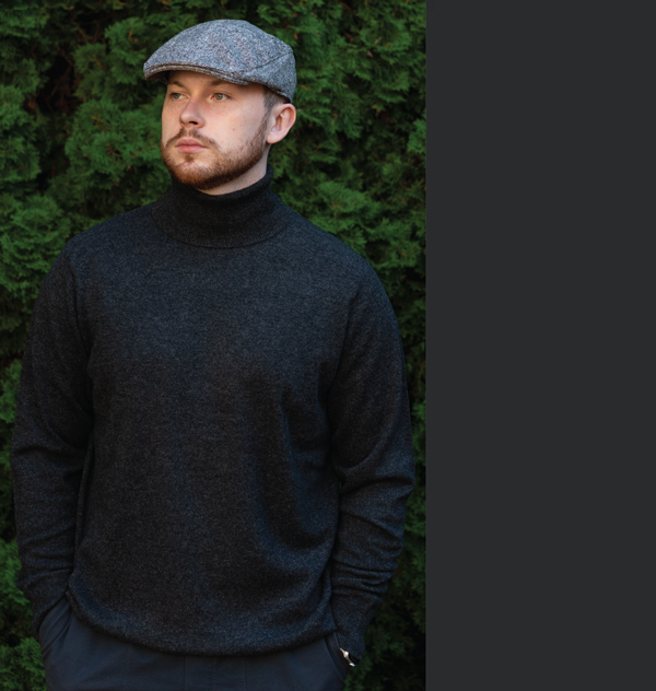 Men's Turtleneck Cashmere Sweater