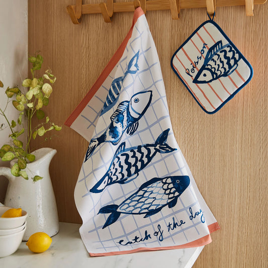 Tea Towel "Catch of the Day"