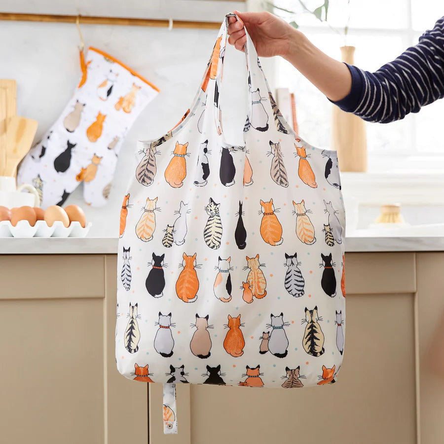 Roll-Up Bag "Cats in Waiting"