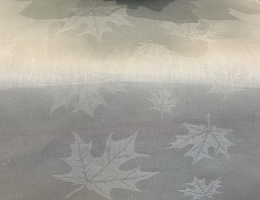 Irish Damask Linen Tablecloths - Limited Edition Canadian Maple Leaf
