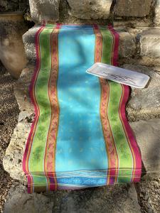 L'Ensoleillade Jacquard Table Runner: "Cezanne"