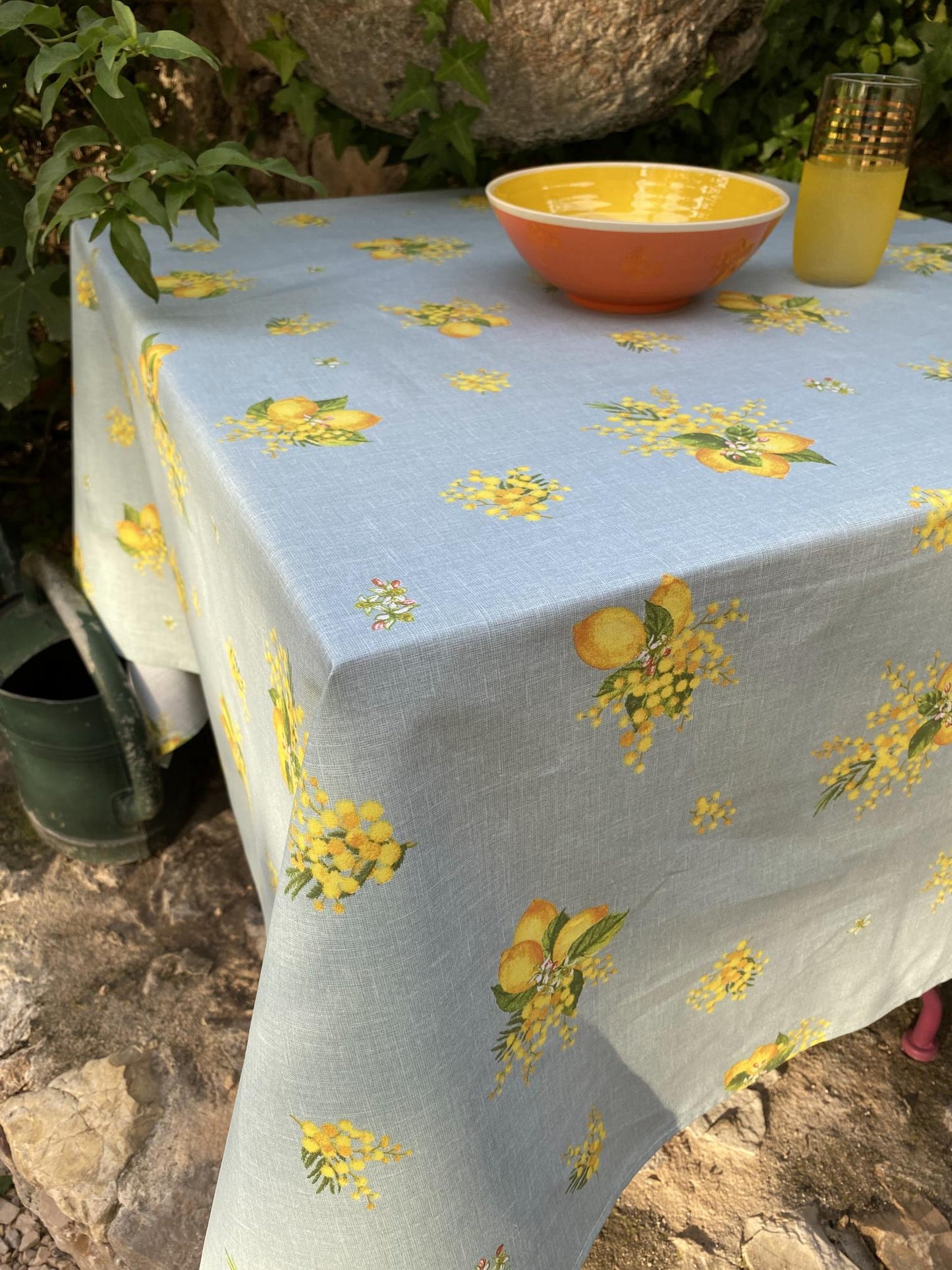 L'Ensoleillade Tablecloth: "Citron Mimosa"