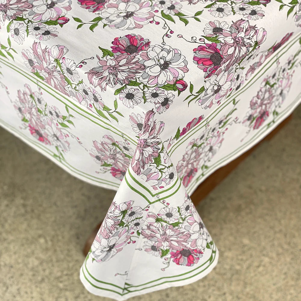 Cotton Tablecloth: "Colette Ivory"