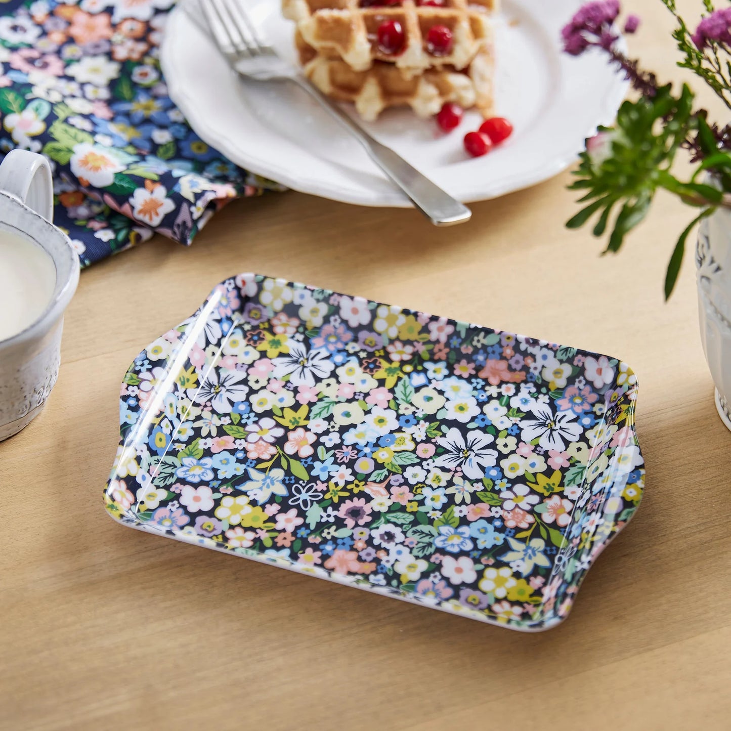 Melamine Tray "Confetti Floral" Small