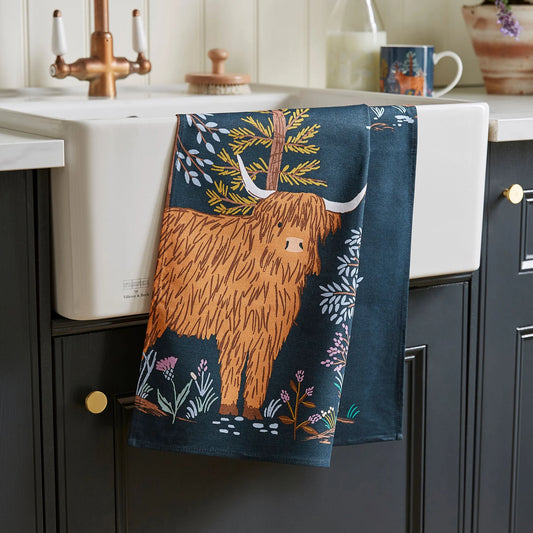 Tea Towel "Connie The Cow"