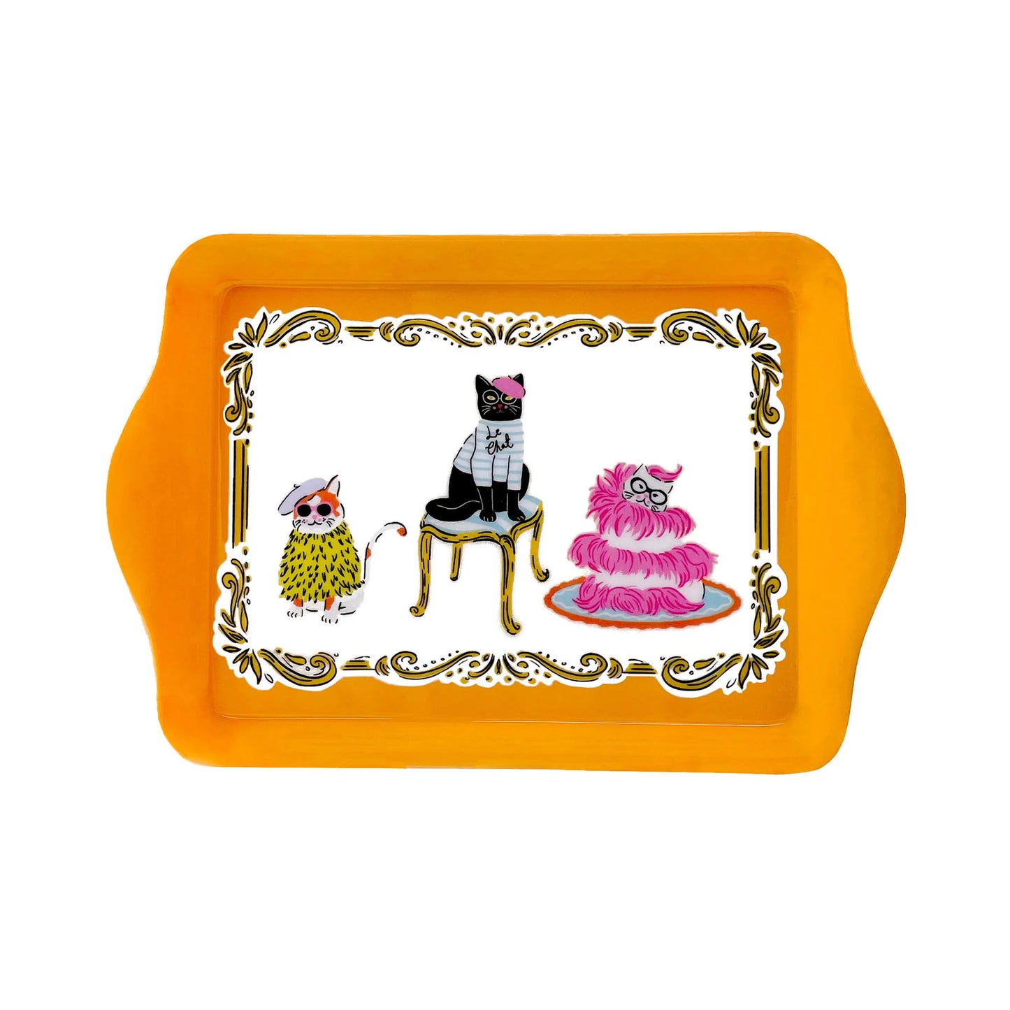 Melamine Tray "Cool Cats" Small
