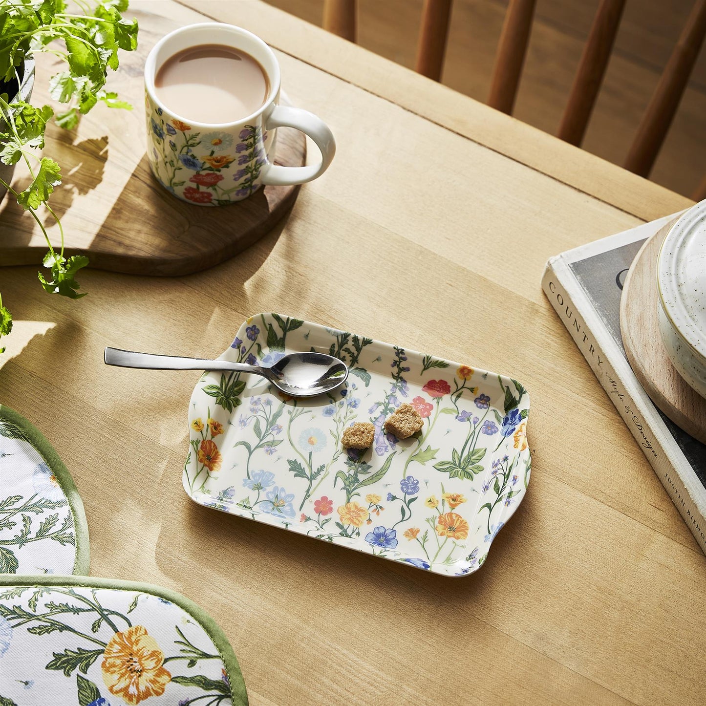 Melamine Tray "Cottage Garden"