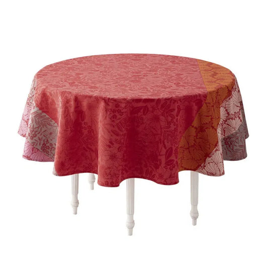Le Jacquard Français Tablecloth "Cottage" Pink