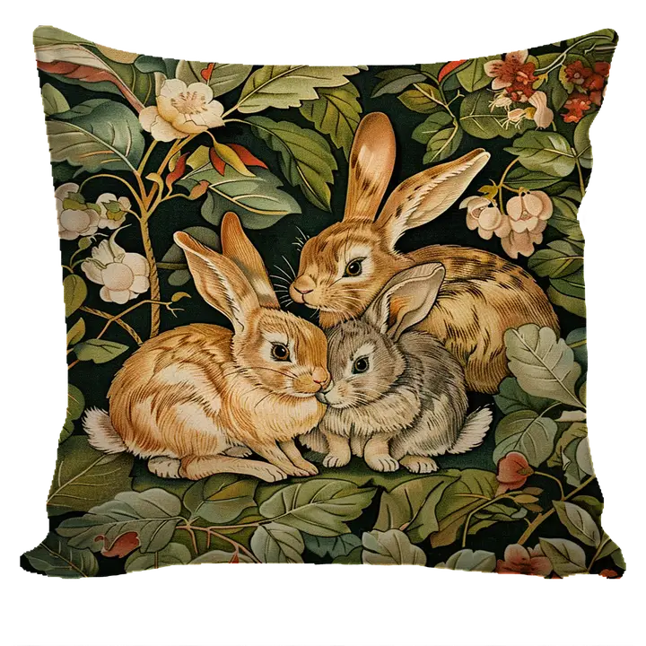 Throw Cushion: "Rabbits"