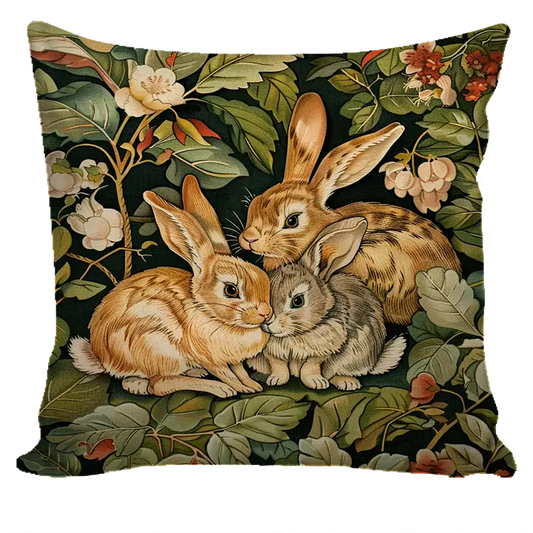 Throw Cushion: "Rabbits"