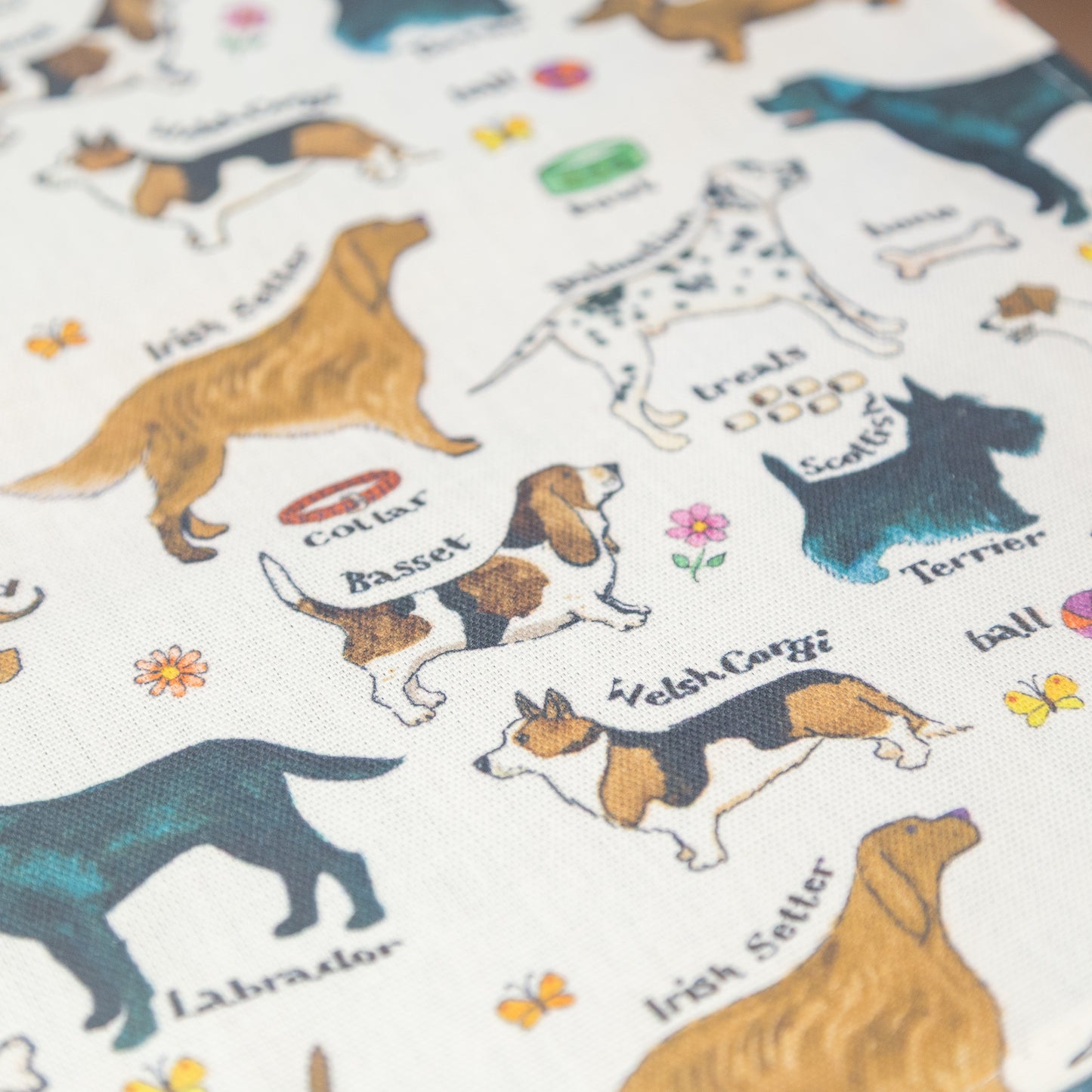 Tea Towel "Dog Breeds"