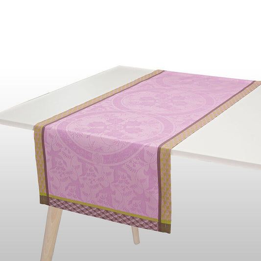 Le Jacquard Francais Table Runner "Duchesse" Peony