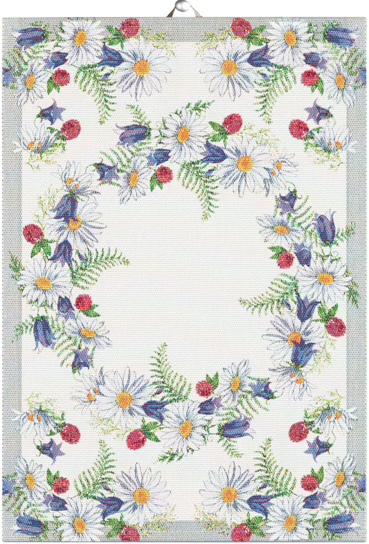 Ekelund Tea Towel: "Blomkrans"