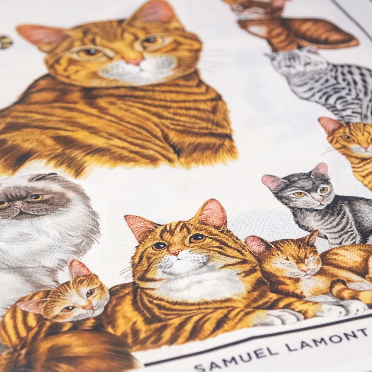 Tea Towel "Feline Friends II"