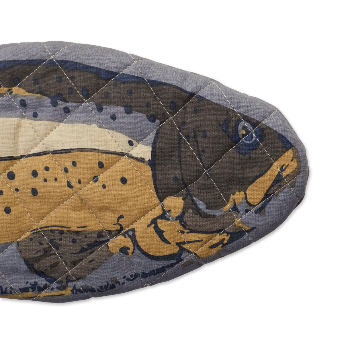 Oven Mitt "Fish" - Blue