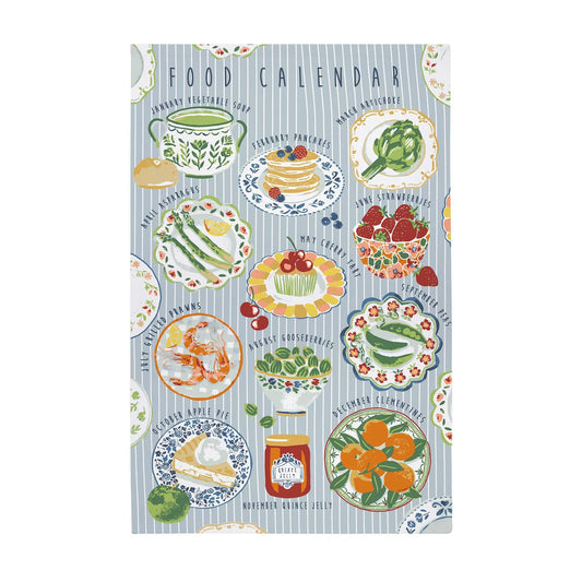 Tea Towel "Food Calendar"