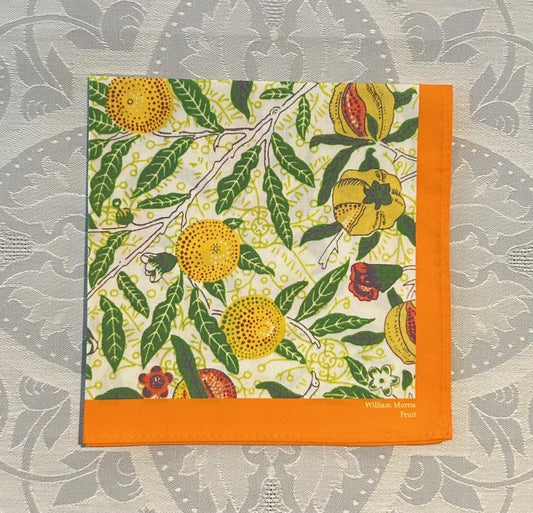 William Morris Handkerchief "Fruit"