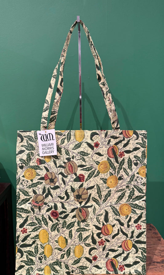 Tote Bag (Coated Cotton) William Morris "Fruit"