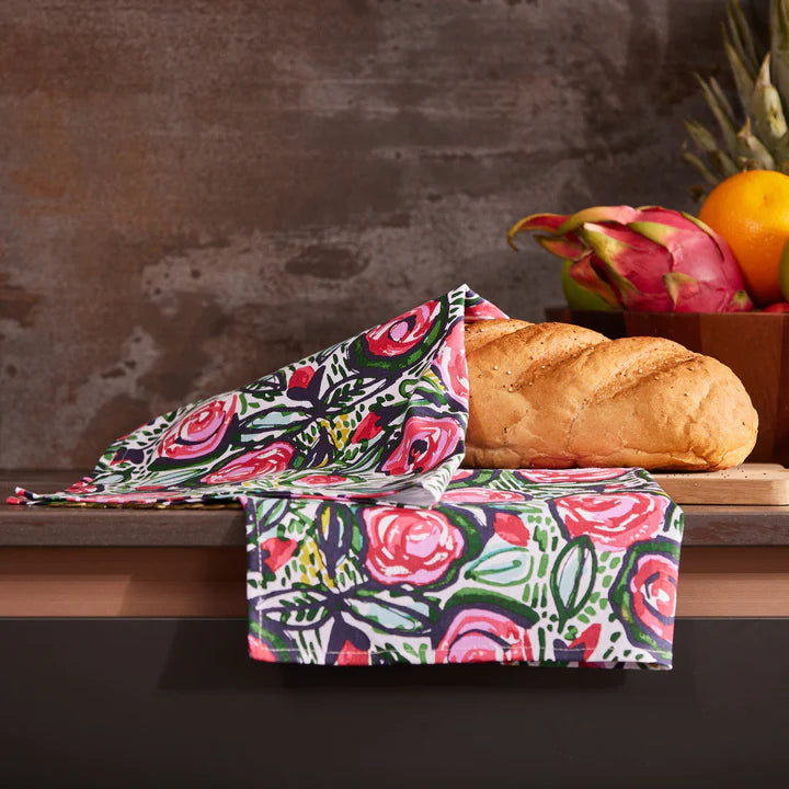 Tea Towel "Rose Garden"