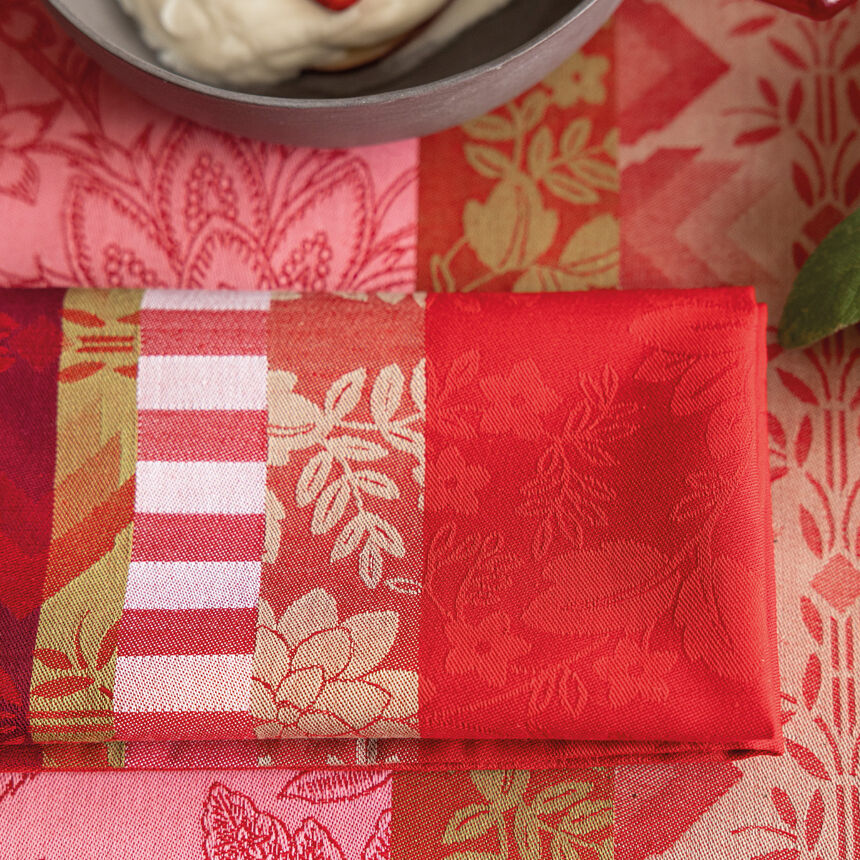 Le Jacquard Français Napkin "Gipsy" Red