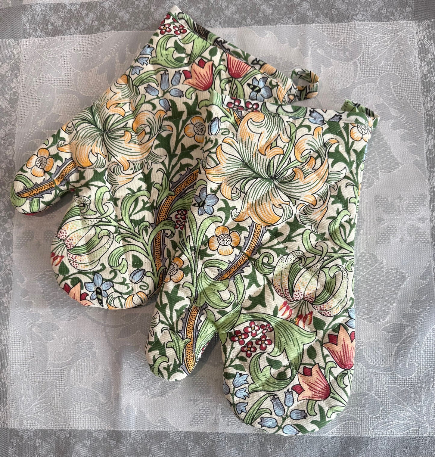 Oven Mitt William Morris "Golden Lily"