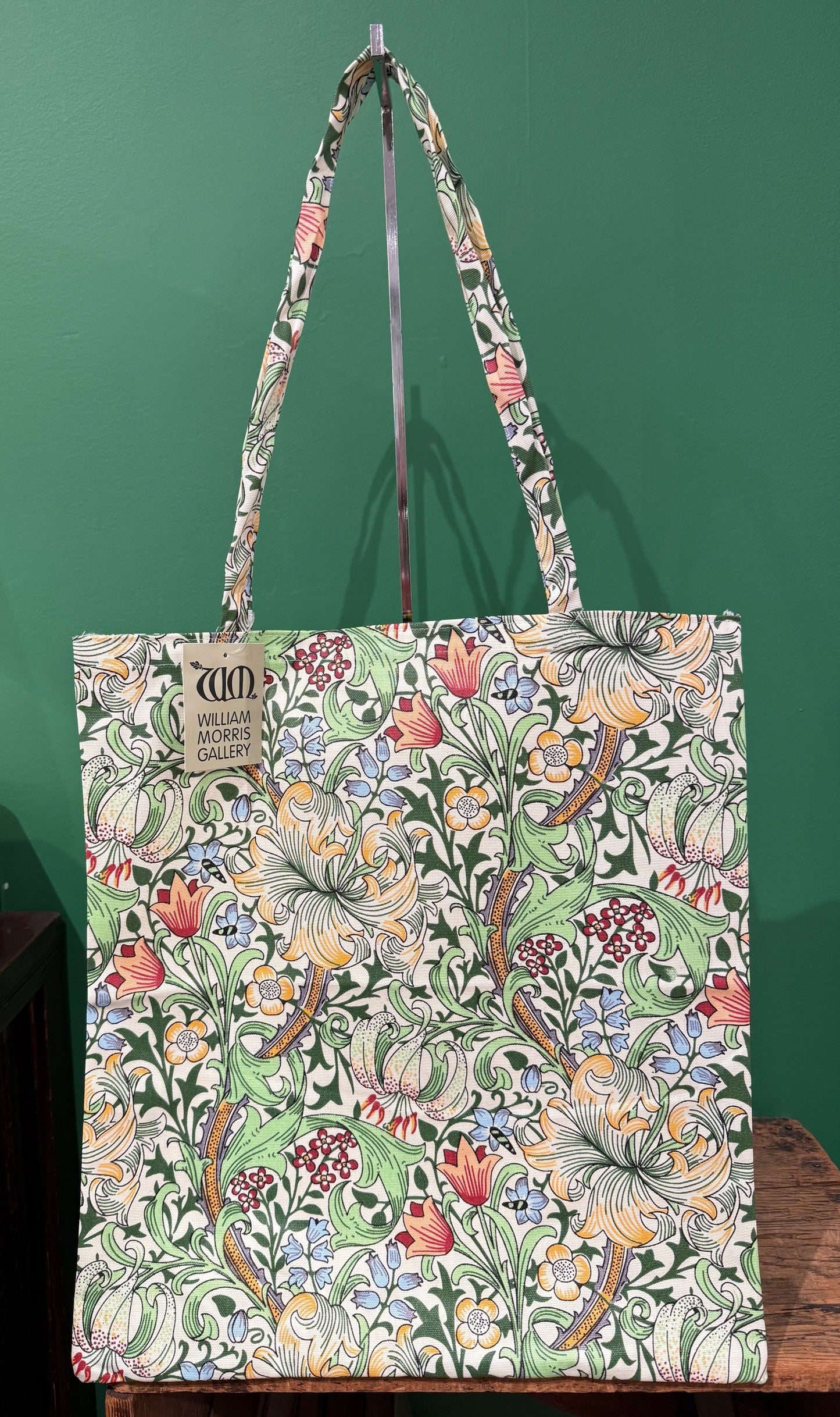 Tote Bag (Coated Cotton) William Morris "Golden Lily"