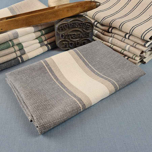 Tea Towel (Linen) "Working Kitchen Towel - Grey"