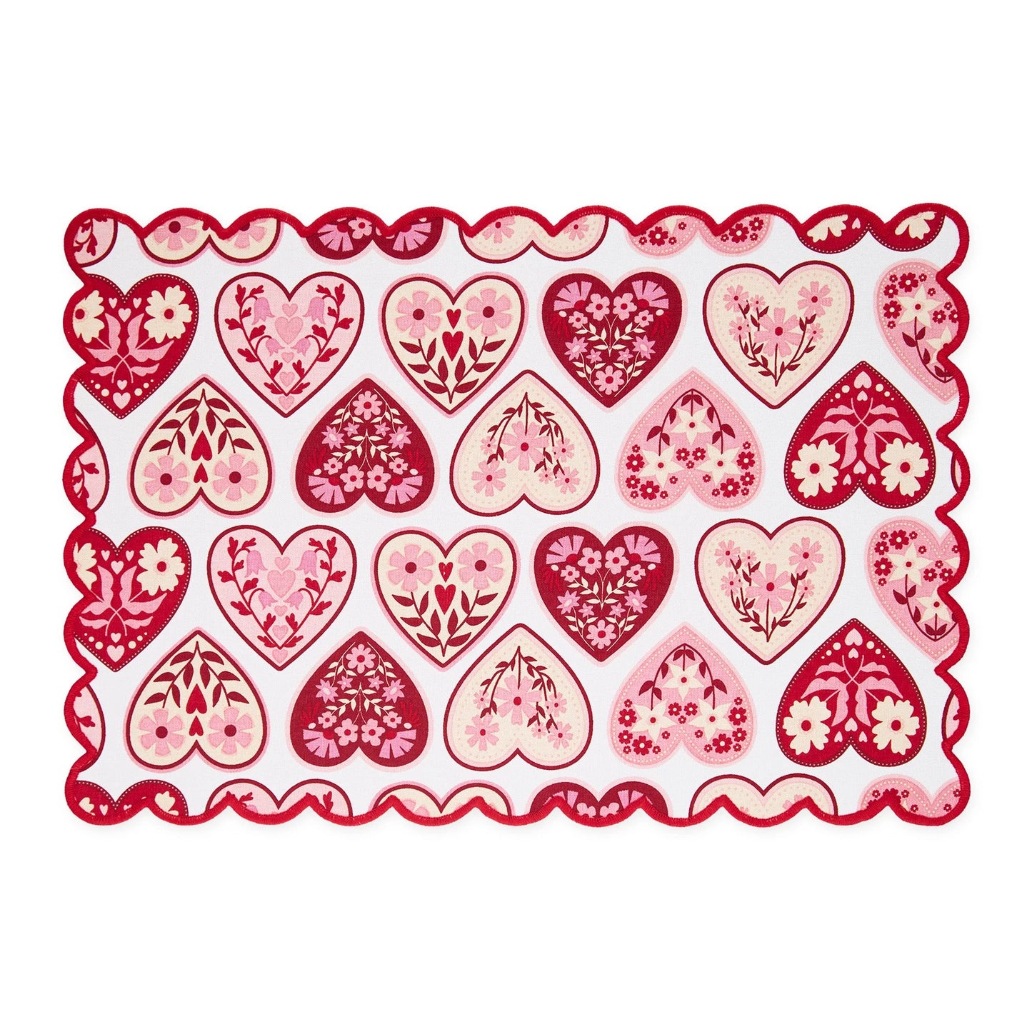 Cotton Placemats - Heritage Hearts