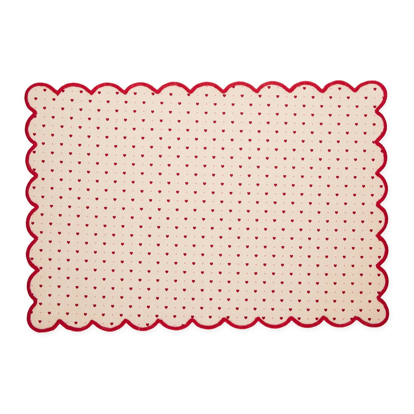 Cotton Placemats - Heritage Hearts
