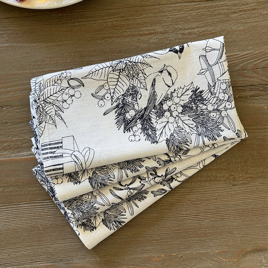 Cotton Napkins - "Holiday Celebration"