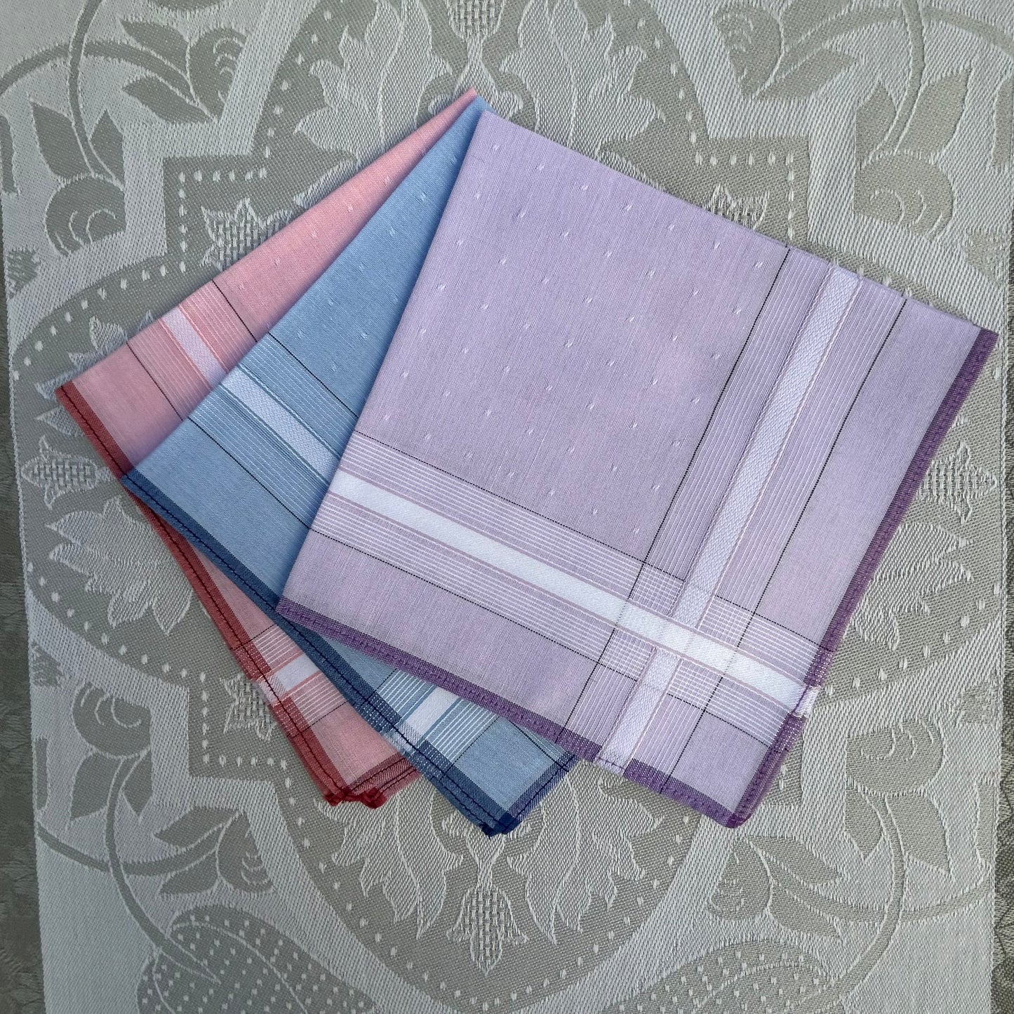 Handkerchief Ladies - "Sophie" Cotton Woven Borders