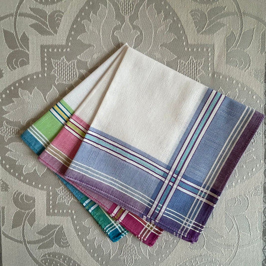 Handkerchief Ladies - Cotton Woven Borders Style 2
