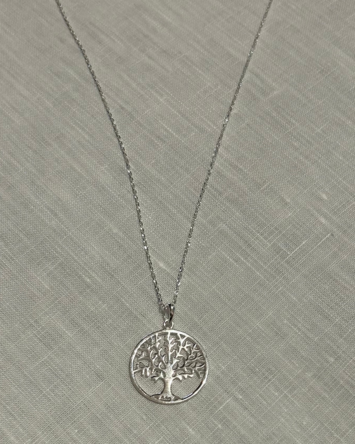Sterling Silver Celtic Pendant Necklace: Tree of Life (Design B)