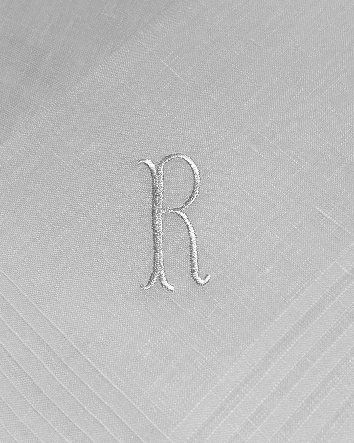 Handkerchief Men's - Linen Monogram Initials