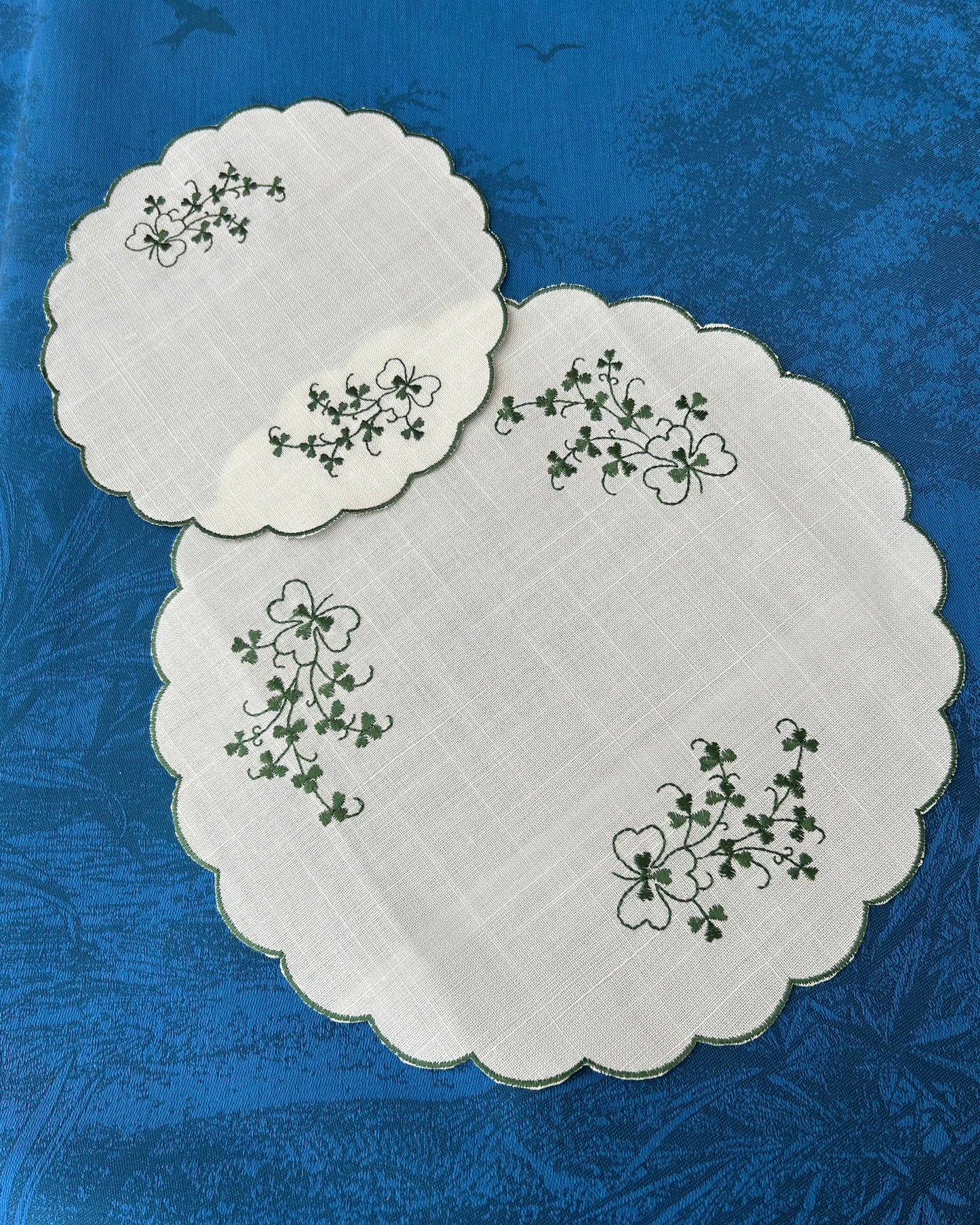 Kinsale Shamrock Doily - Linen Blend